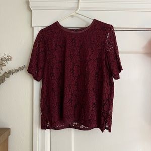 Madewell Lace Top